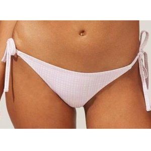 BNWT Solid & Striped The Tenley Bikini Bottom, Cloud Pink Sz. XS/US 0-2 RRP$159